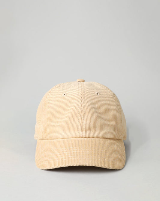 PERSONS Corduroy Baseball Hat in Sand