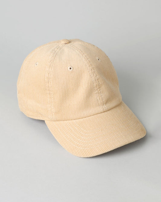 PERSONS Corduroy Baseball Hat in Sand