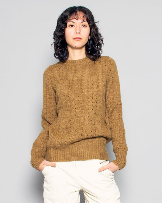 PERSONS Fran Oversized Wool Blend Sweater in Moss available at Lahn.shop