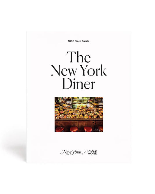 PIECEWORK 1000 Piece Puzzle in The New York Diner available at Lahn.shop