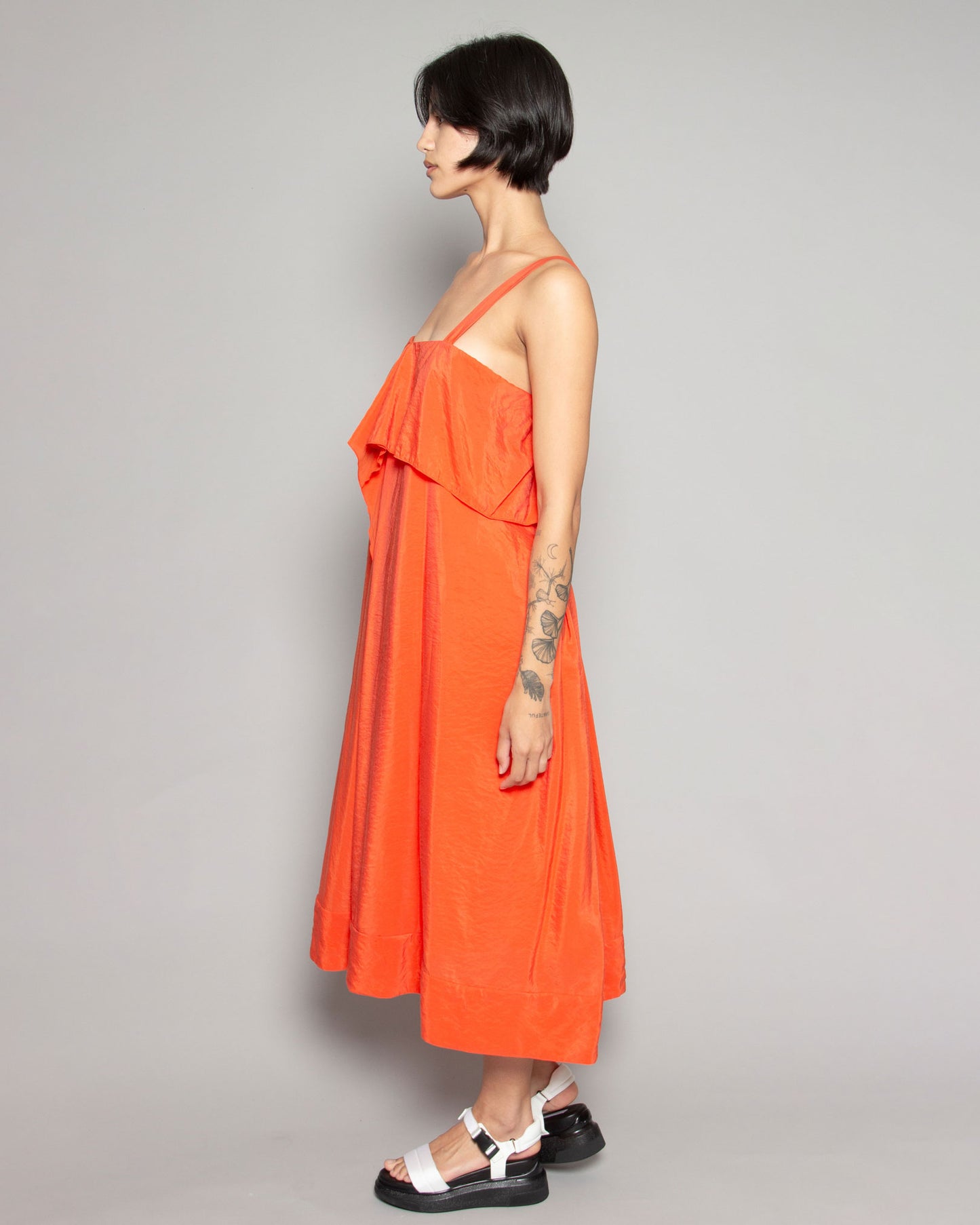 RACHEL COMEY Dovalina Dress in Poppy available at Lahn.shop