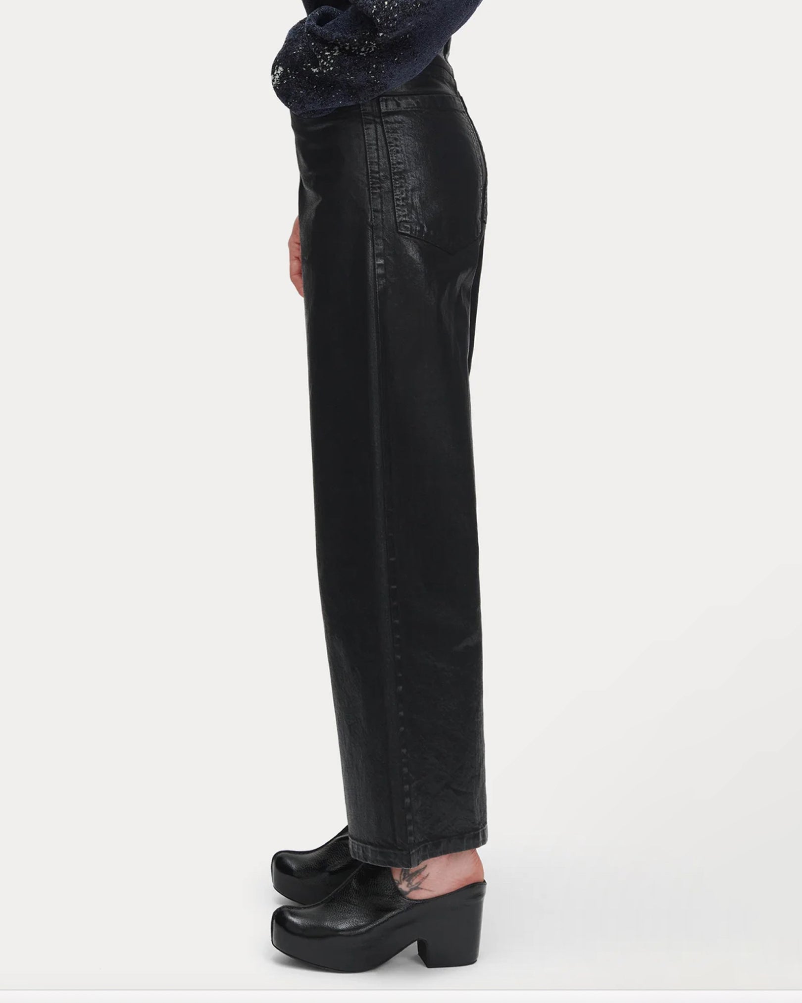 RACHEL COMEY Puerto Pant in Black available at Lahn.shop