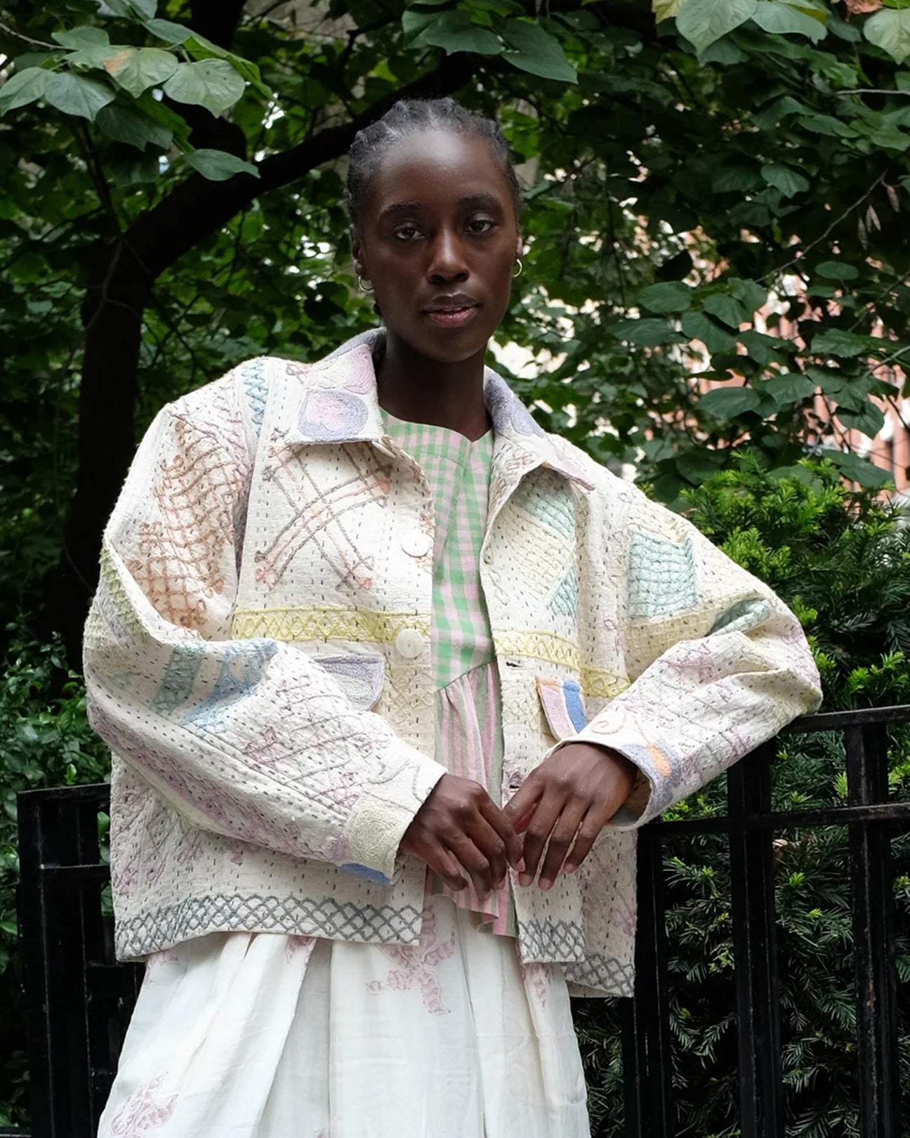RUJUTA SHETH Astrid Jacket in Garden Mosaic