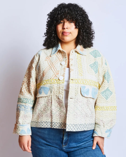 RUJUTA SHETH Astrid Jacket in Garden Mosaic