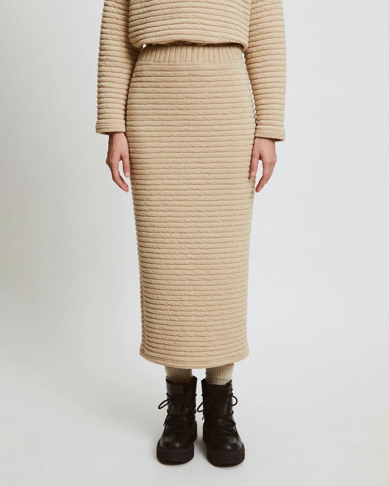 RITA ROW Samy Skirt in Beige available at Lahn.shop
