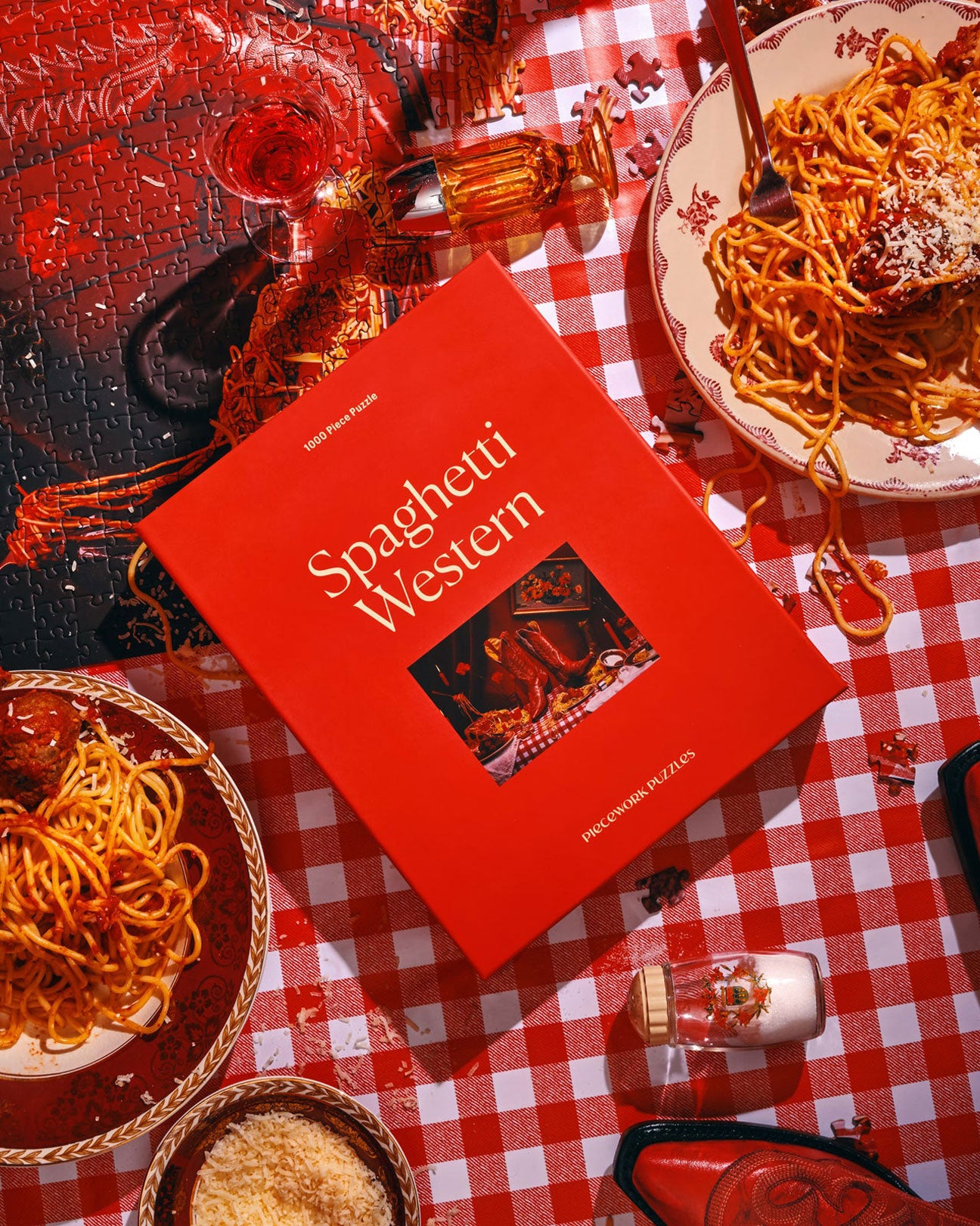 PIECEWORK 1000 Piece Puzzle in Spaghetti Western