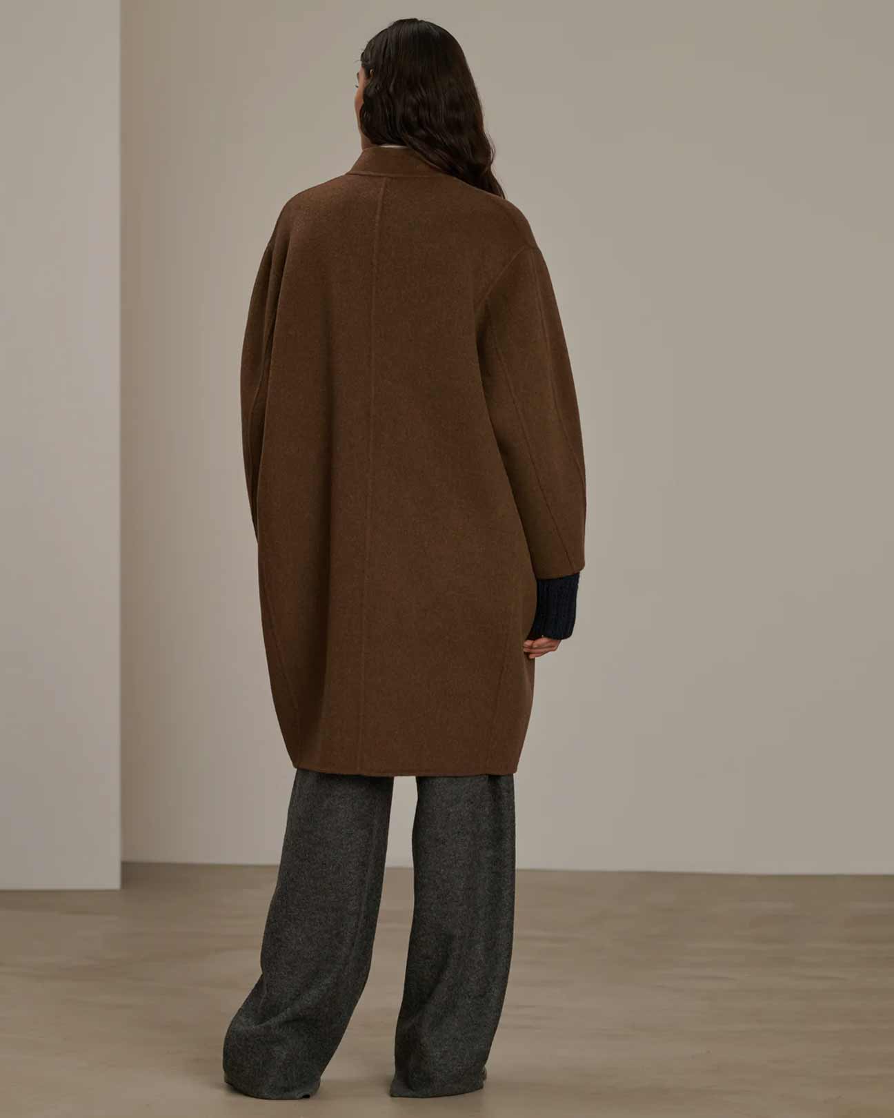 SOEUR Beaulieu Coat in Brown