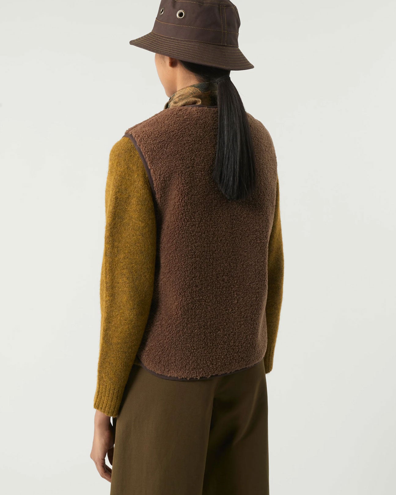 SOEUR Fusil Vest in Brown