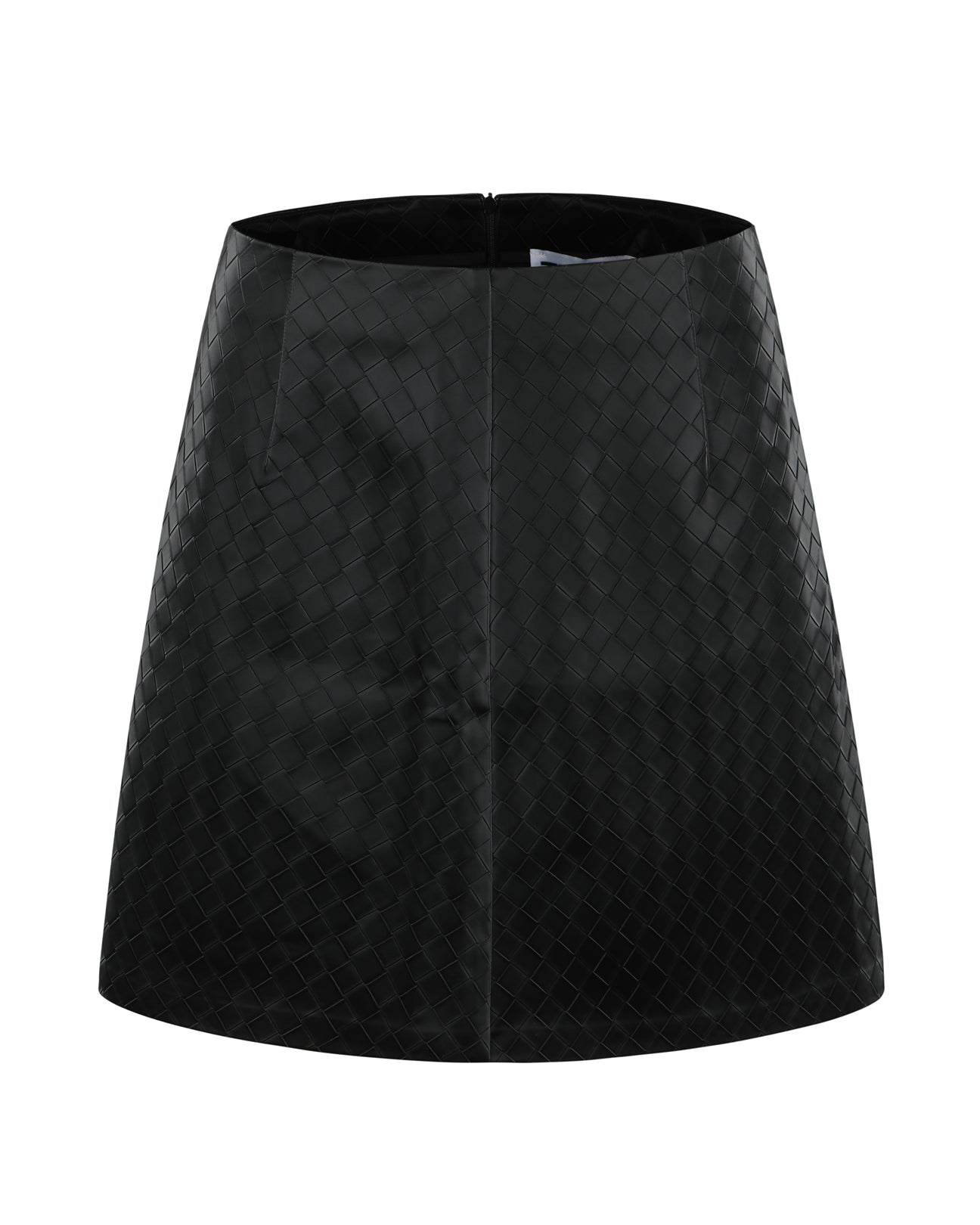 T.W.I.N. Woven Mini Skirt in Black