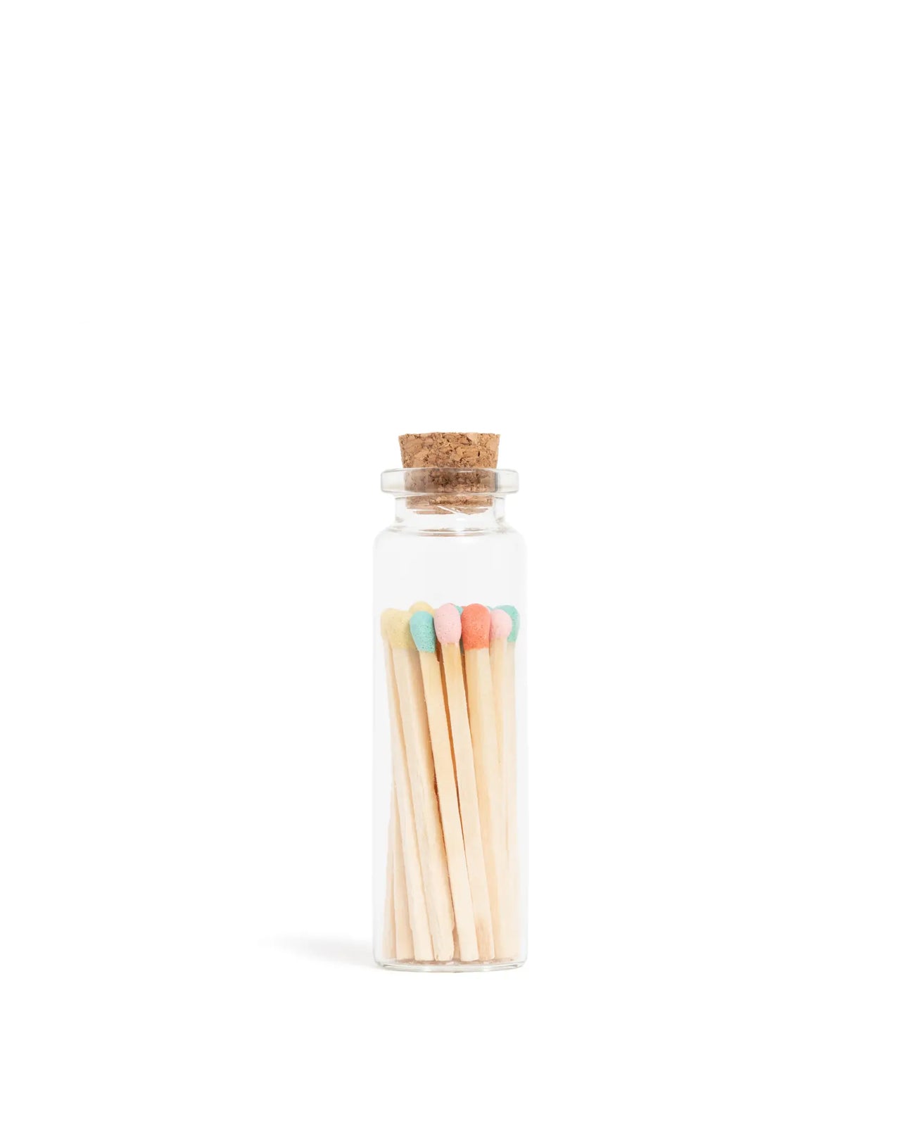 9 CHRISTOPHER Colored Matches in Corked Glass Vial