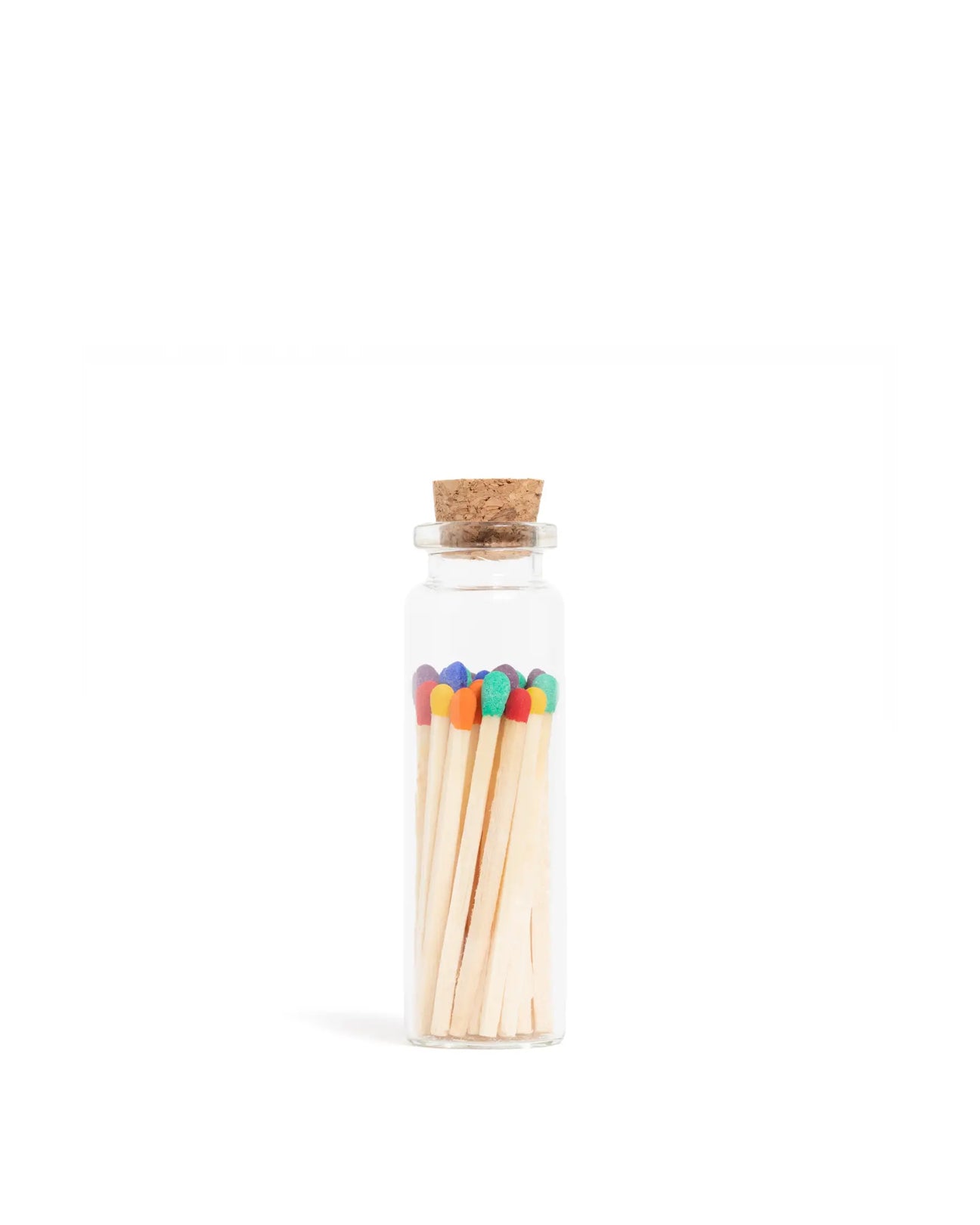 9 CHRISTOPHER Colored Matches in Corked Glass Vial