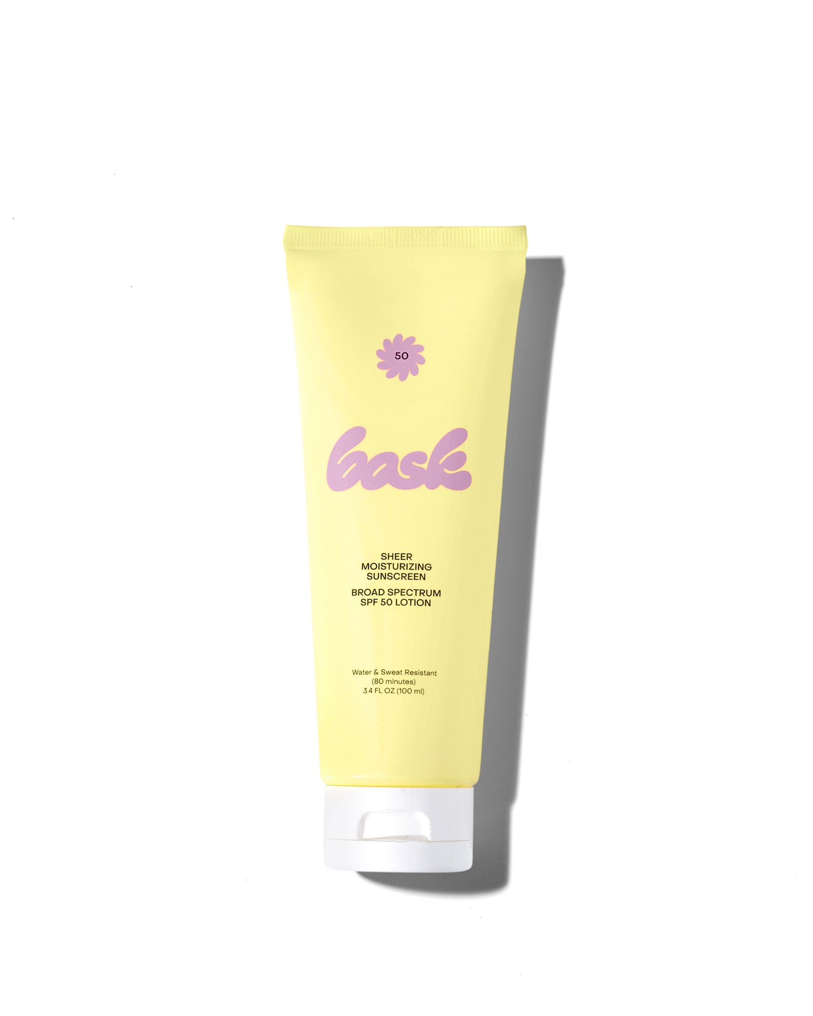 BASK Sheer Sunscreen Lotion in SPF 50 available at Lahn.shop