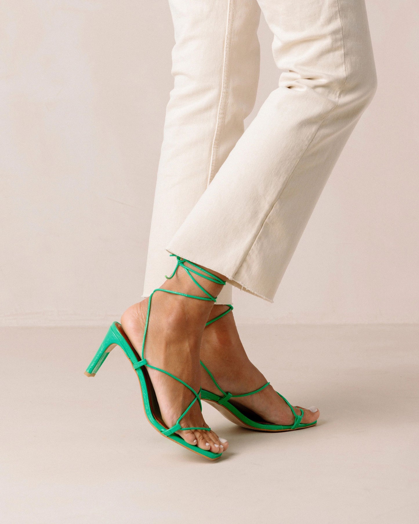 ALOHAS Bellini Sandal in Neon Green