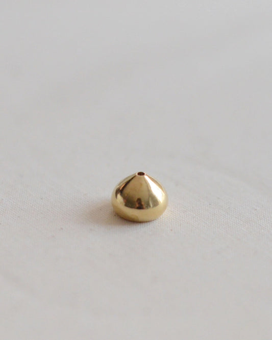 CEDAR AND MYRRH Brass Water Drop Shape Incense Holder