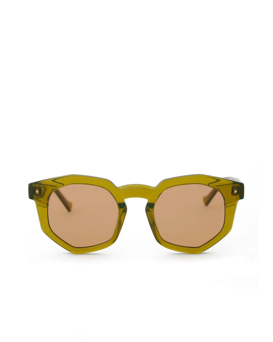 GREY ANT Composite Sunglasses in Translucent Olive