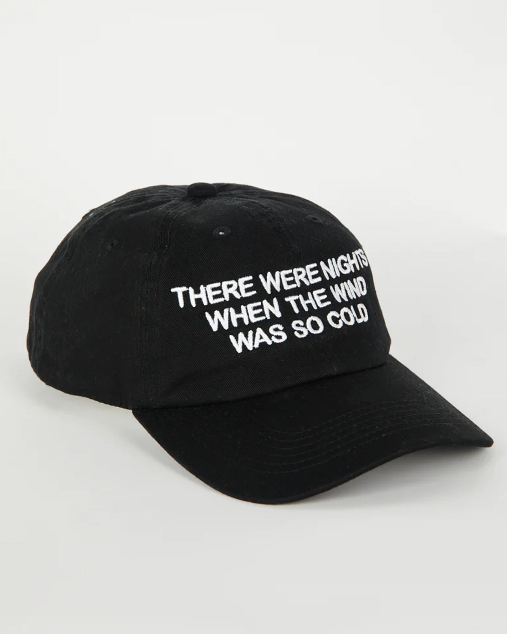 INTENTIONALLY BLANK Slogan Cap in "There Were Nights" available at Lahn.shop