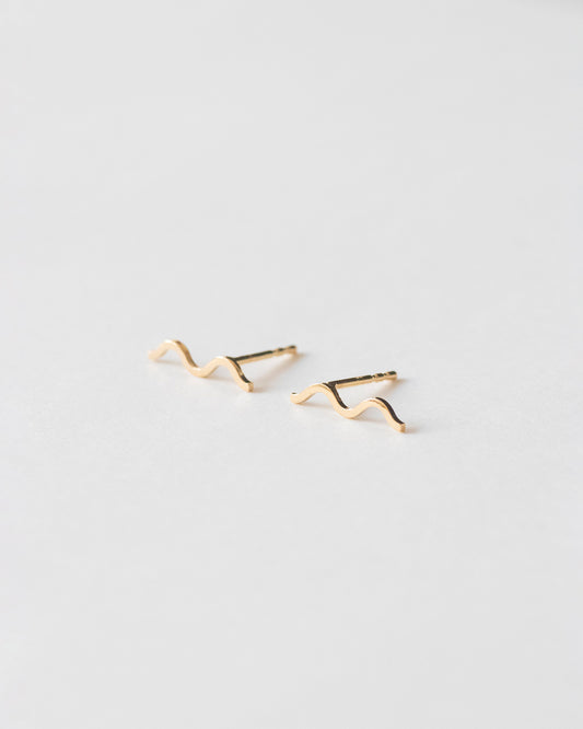 IDAMARI Unna Earrings in Gold available at Lahn.shop