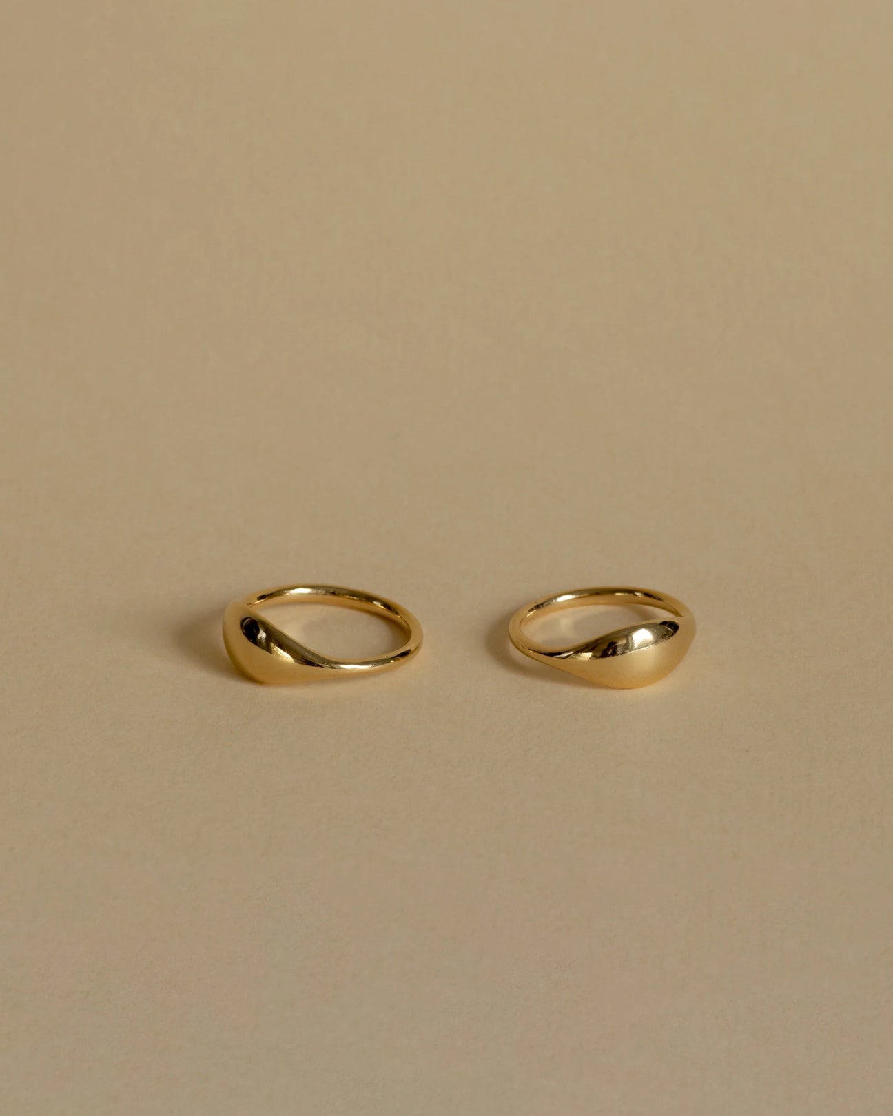 IDAMARI Drop Ring in Gold available at Lahn.shop