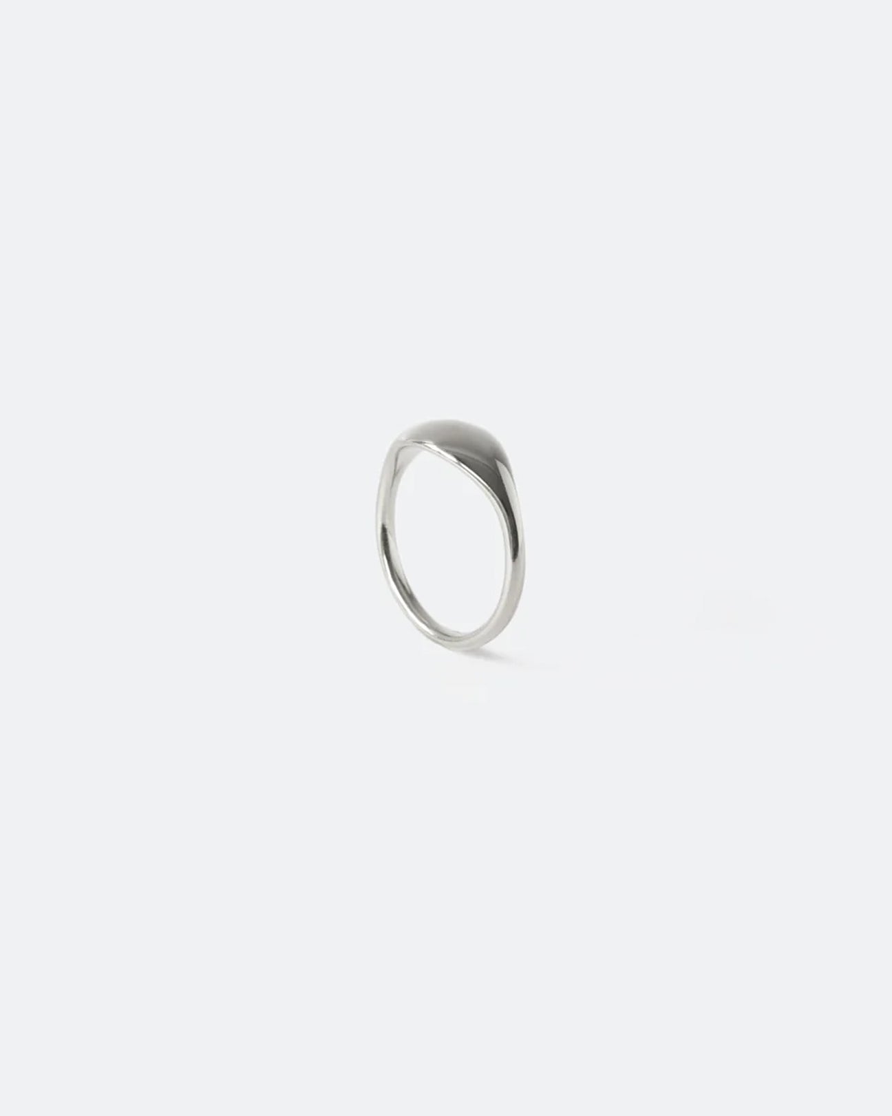 IDAMARI Drop Ring in Silver available at Lahn.shop