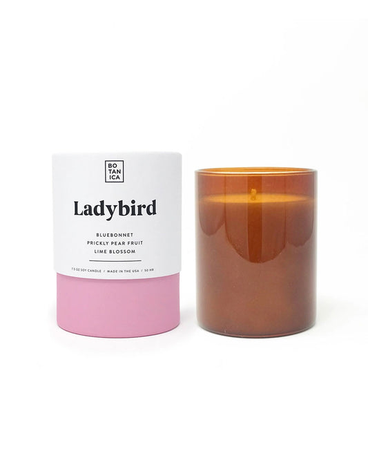 BOTANICA Ladybird Medium Candle | 7.5oz available at Lahn.shop