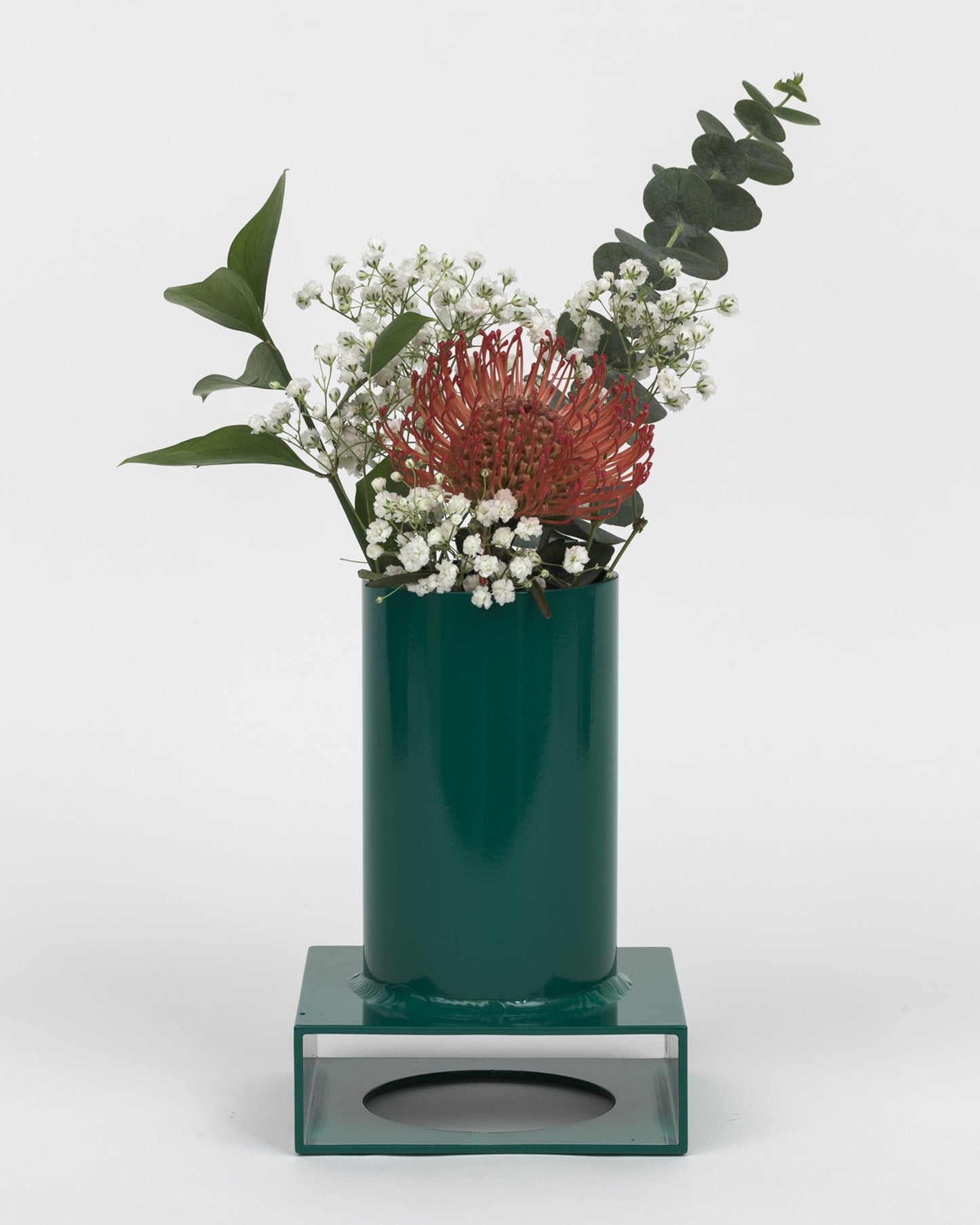NICE CONDO Brute Tube Vase 002 in Endless Winter Mint