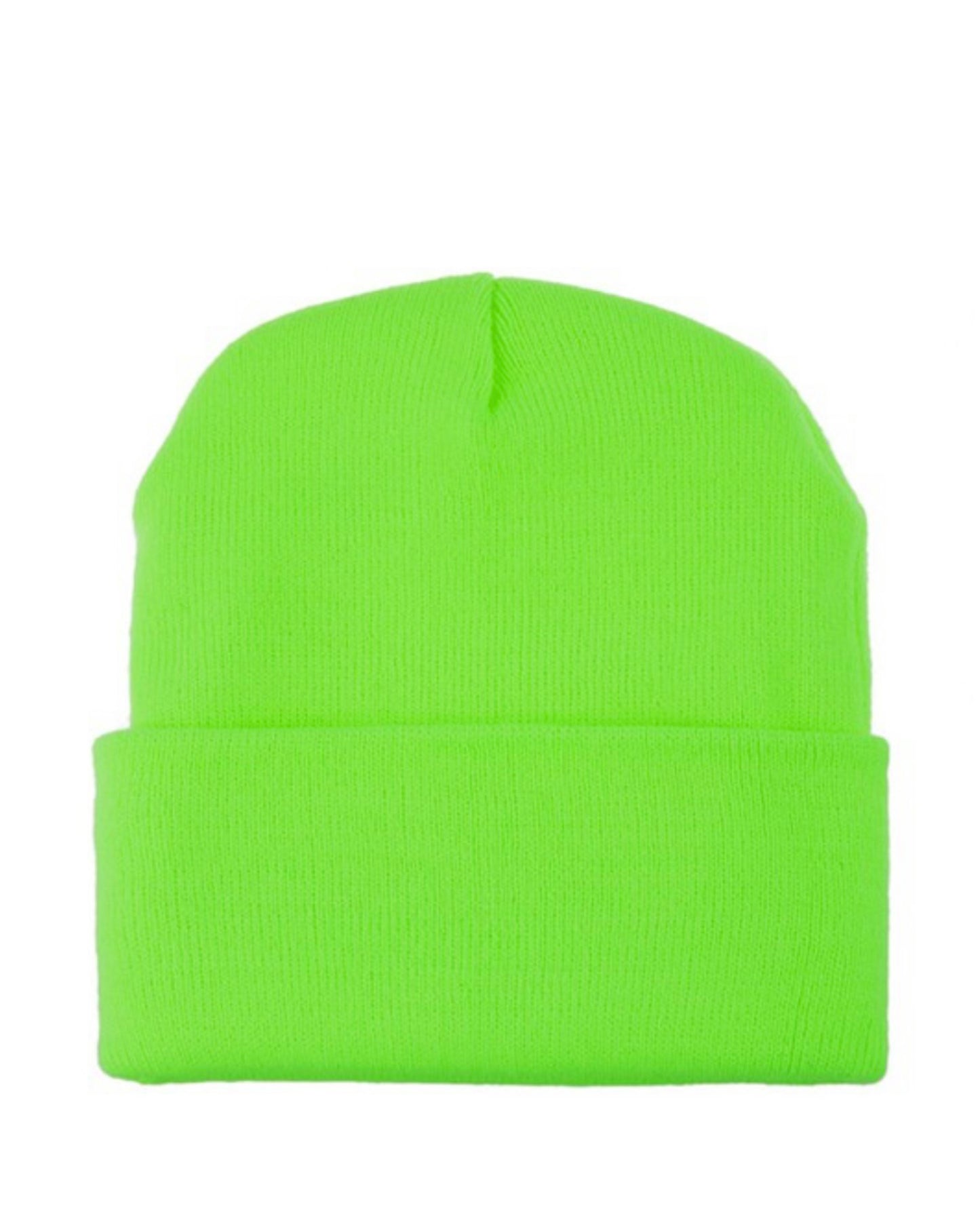 Persons Classic Knit Beanie in Lime