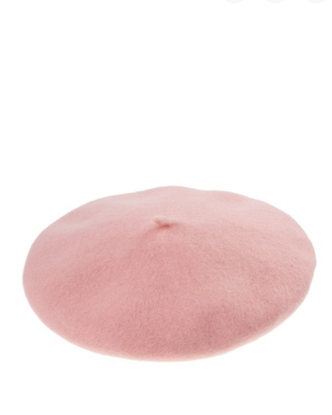 Persons Felted Wool Beret in Pink