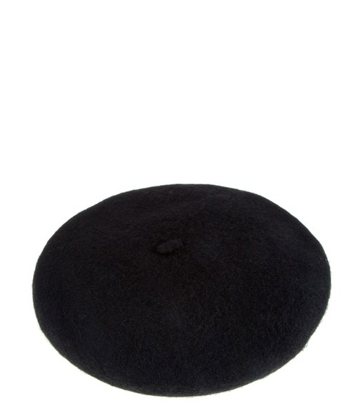Persons Felted Wool Beret in Black