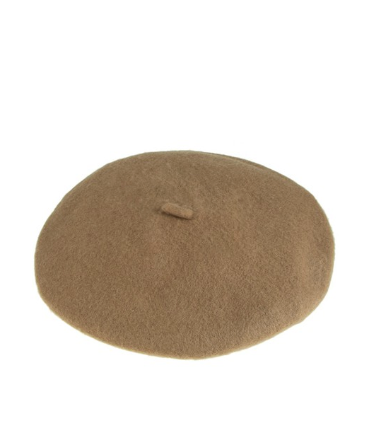 Persons Felted Wool Beret in Camel