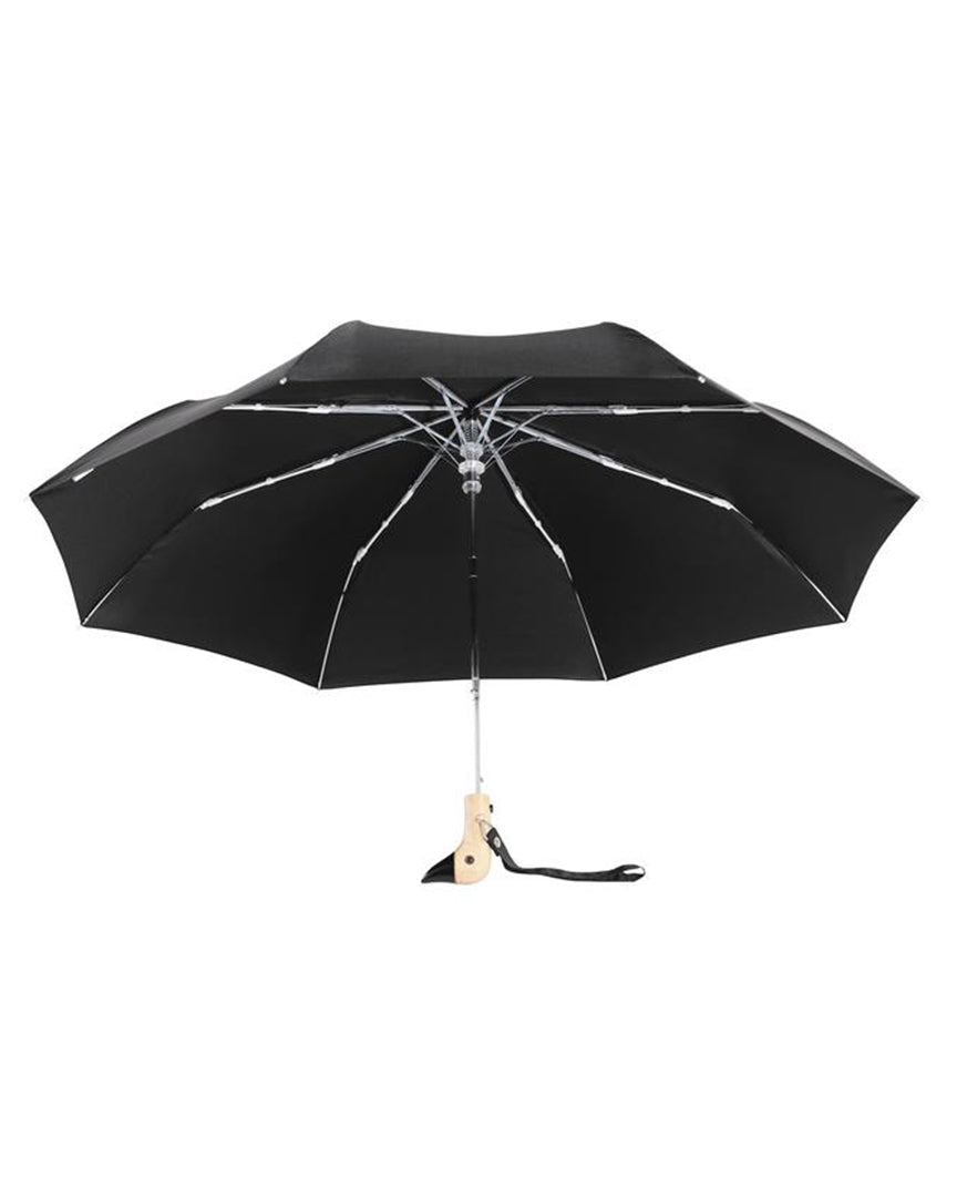 ORIGINAL DUCKHEAD Compact Umbrella in Black available at Lahn.shop