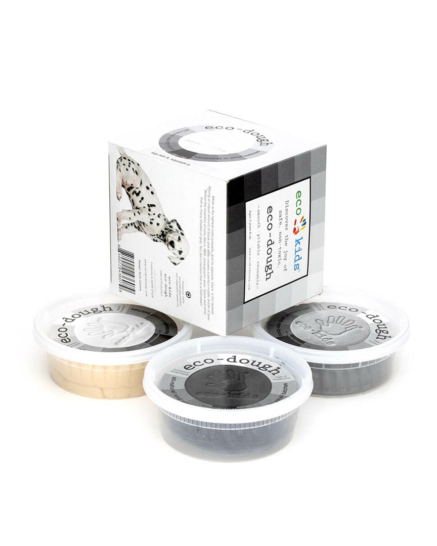 ECO-KIDS Eco-Dough Grey Scale 3 Pack available at Lahn.shop