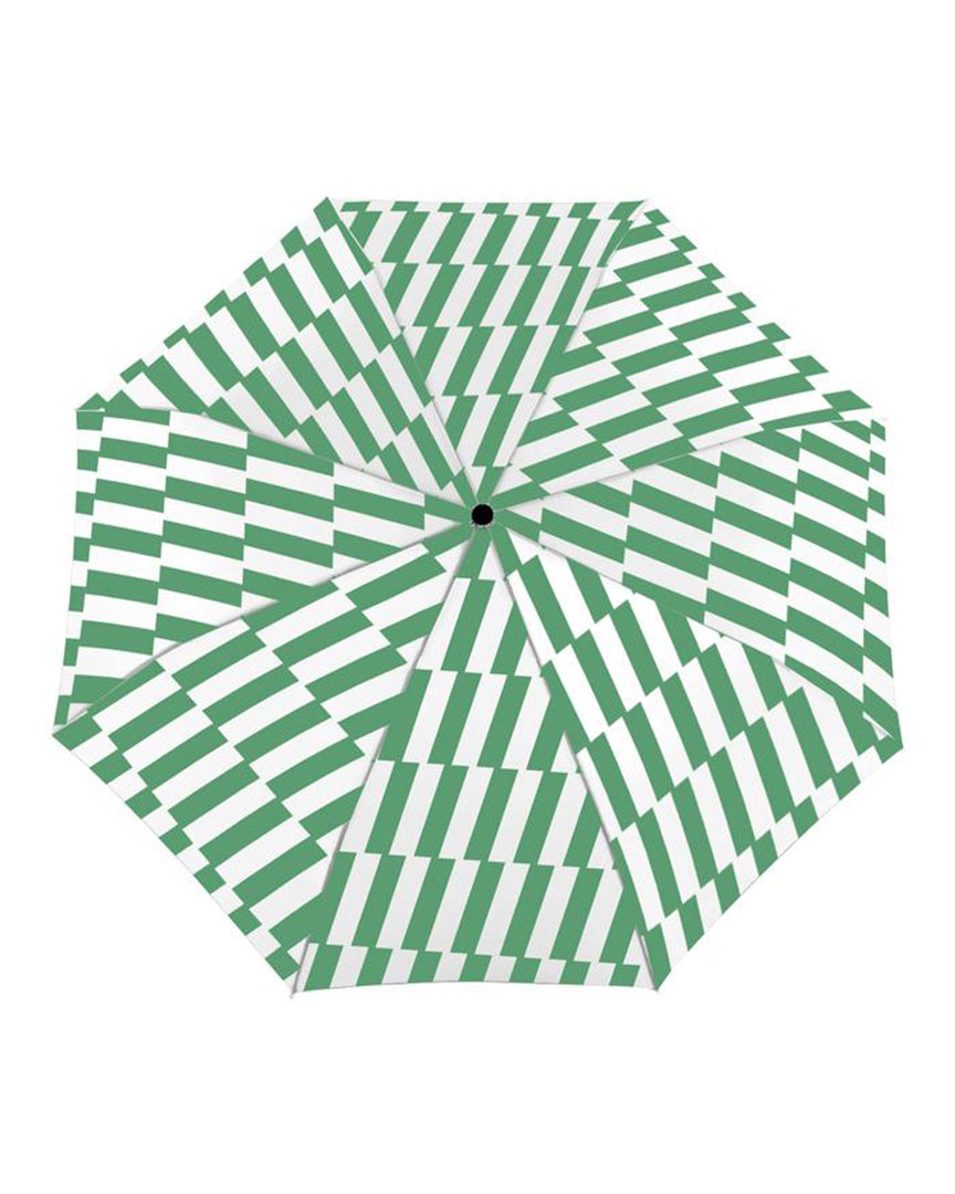 ORIGINAL DUCKHEAD Compact Umbrella in Kelly Bars available at Lahn.shop