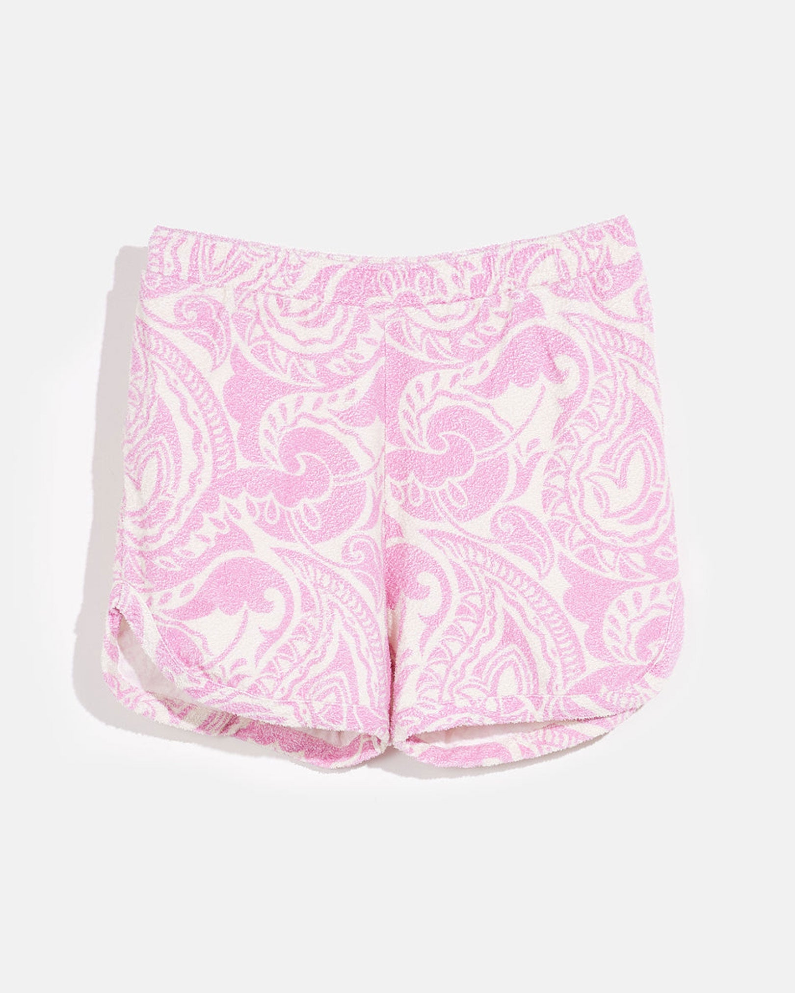BELLEROSE Migui Shorts in Pink Paisley available at Lahn.shop