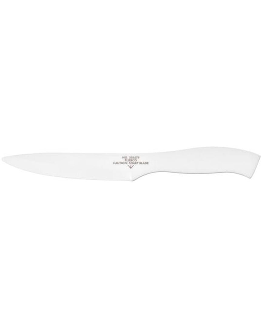 PUEBCO Ceramic Paring Knife in White available at Lahn.shop