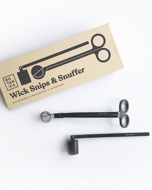 BOTANICA Wick Snips + Snuffer Set available at Lahn.shop